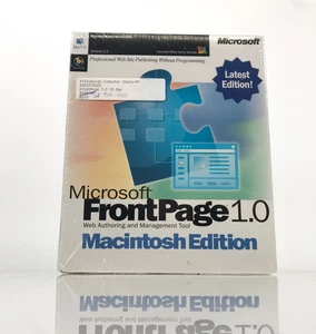 (NEW) Microsoft FrontPage 1.0 Macintosh Edition - Picture 1 of 3