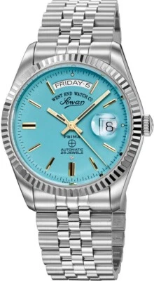 West End Co. 6868.10.3337Y2 Classic Limited Automatic 41mm Turquoise Dial Watch - Image 1 of 4