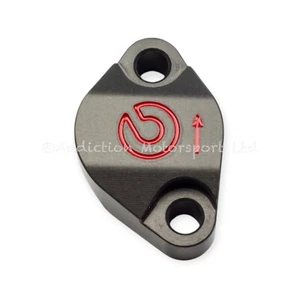 Brembo CNC Brake Billet Handlebar Clamp with Red Logo - 10281580 - Picture 1 of 3