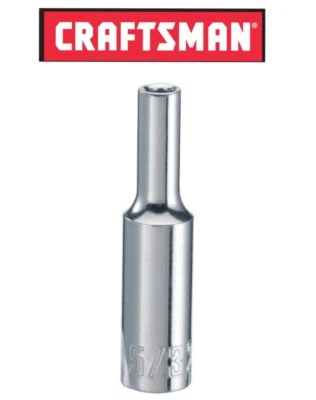 New Craftsman Socket CMMT 1/4 Drive Shallow Deep 6 pt Metric / Inch Choose Size - Image 1 of 4