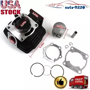 Motor de reconstrucción de junta de pistón cilindro extremo superior 66 mm para Yamaha DT175F/G/H doble - Imagen 1 de 10