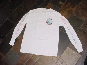 NEW UNUSED Tash Sultana FLOW STATE LONG SLEEVE WHITE T-shirt size MEDIUM - Picture 1 of 5