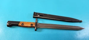 Belgium Model 1949 Military Short Bayonet Knife + Scabbard Matching S/N#   TR20 - Picture 1 of 11