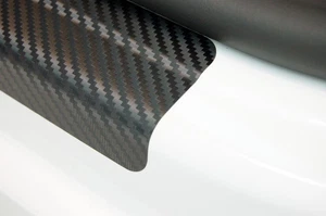 MAZDA CX-5-Einstiegsleisten Carbon-Schutzfolie-Schwarz - Imagen 1 de 1