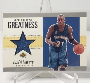2002-03 Upper Deck Authentics Kevin Garnett Jersey Relic - Uniform Greatness - Picture 1 of 2