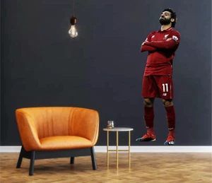 MO SALAH Wall Art Sticker in Full Colour, Decal, Mural - in 4 x great sizes - Picture 1 of 2