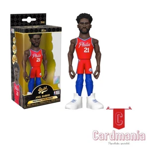 NBA - Joel Embiid 76ers '21 Championship Jersey 5" Gold Premium Vinyl Figure - Picture 1 of 3