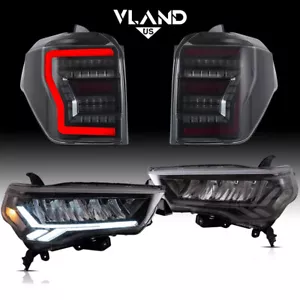 FULL LED Headlights+Smoked Tail Lights For 2014-24 Toyota 4Runner Animation Sets - Bild 1 von 24