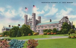 Washington University - St. Louis, Missouri - unbespielte Litho - Bild 1 von 3