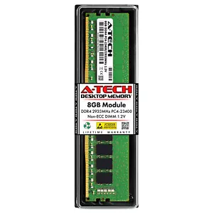 A-Tech 8GB PC4-23400 Desktop DDR4 2933 Non-ECC DIMM 288-pin Memory RAM - Picture 1 of 7