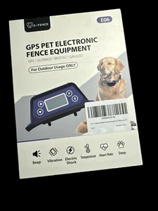E-Zaun GPS Haustier Hund Elektronischer Zaun Ausrüstung Halsband (E06) - Bild 1 von 1
