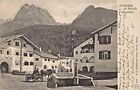 GRISONS SWITZERLAND~DORFPLATZ SCHULS-ENGADIN~1907 PHOTO POSTCARD