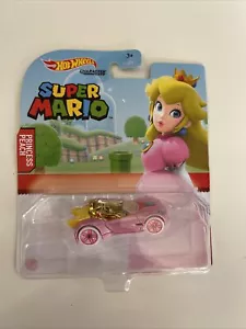 Hot Wheels Super Mario Character Car PRINCESS PEACH Diecast Car - Picture 1 of 8