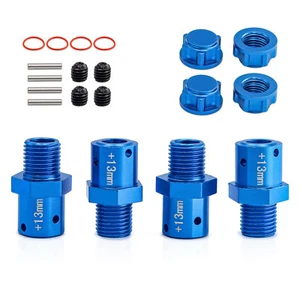 4pcs Alloy 13mm Hex Adapters For ARRMA 1/8 6S Kraton Outcast Fireteam Typhon - Picture 1 of 15