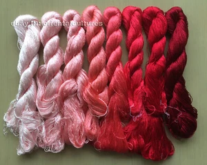 8bundles 100%natural mulberry silk,suzhou hand-dyed embroidery silk floss/thread - Picture 1 of 12