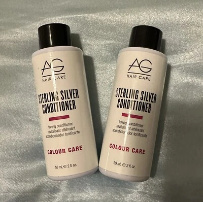 2 pack AG Sterling Silver Conditioner 2 oz. Great For travel!! - Image 1 of 3