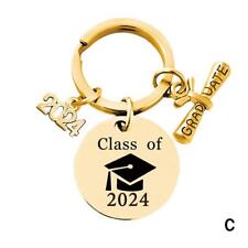 Class of 2024 Keychains Graduation Gifts For Her/Him Steel 2024 Stainless S0N2