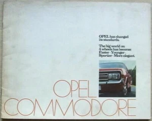 OPEL COMMODORE RANGE Car Sales Brochure Sept 1968 #OC 18-968/38E COUPE Sedan GS - Picture 1 of 4