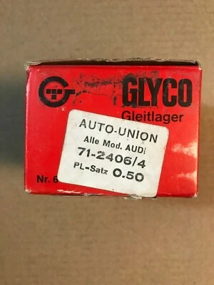 Engine Connecting Rod Bearing Set +.50MM 1977-82 Porsche 924 2.0L GLYCO GERMAN - Image 1 of 4