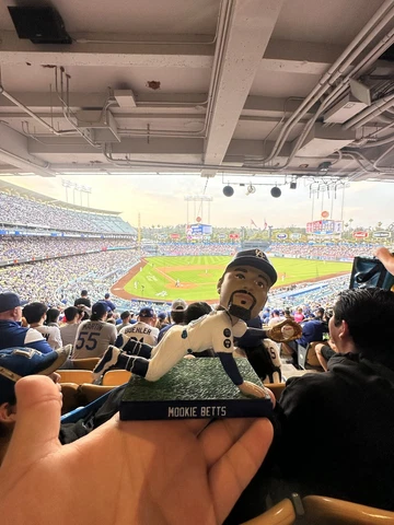 MOOKIE BETTS BOBBLEHEAD SGA LOS ANGELES DODGERS SGA 05/15/2023 MVP 50 Cover