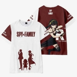 Teen Anime Spy X Family Anya Forger Print Casual Shirt Small Brand New - Picture 1 of 10