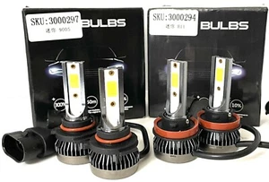 Bombillas de faros LED COMBO 72000LM Kit 9005 H11 haz alto bajo blanco 6000K - Imagen 1 de 11