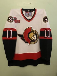 Daniel Alfredsson Ottawa Senators Rookie Season Jersey CCM Medium - Picture 1 of 4