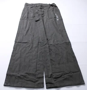 American Eagle Women's Super High-Rise Baggy Wide Leg Jeans MH7 Gray Size 14 - Picture 1 of 6
