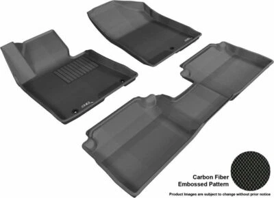 Juego de 3 piezas 3D MAXpider negro 1ª y 2ª fila para Hyundai Elantra Foto 1 de 4