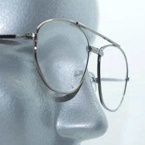 Gafas de lectura pequeñas Aviator Captain marco de metal gris brillante + lente 1,75 - Imagen 1 de 4