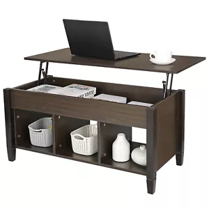 Lift Top Coffee Table Hide Toys Books Dinning Table for Living Room High Quality - Picture 1 of 12