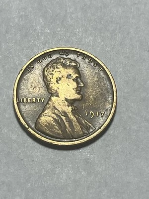 1917 年无铸币厂马克小麦便士稀有硬币 — 第 1/2 张图片