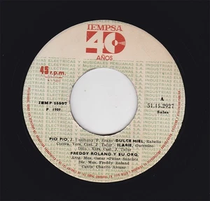 FREDDY ROLAND "Pio Pio" SALSA 1989 PERU 45 Listen - Picture 1 of 2