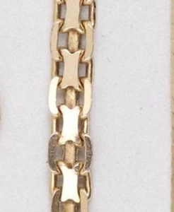 Nice Links Vintage 14k Yellow Gold Italian Designer B&M Necklace 20” - Picture 1 of 4