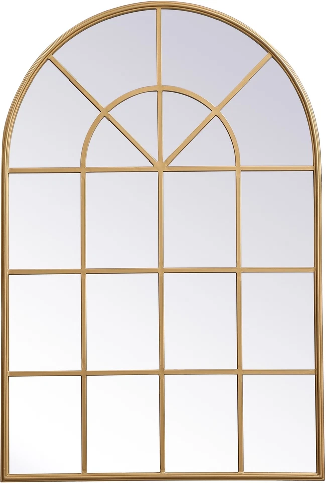 Elegant Lighting MR613248 Motif 31-1/2" W x 47-1/4" H Arched - Brass - Image 1 of 1
