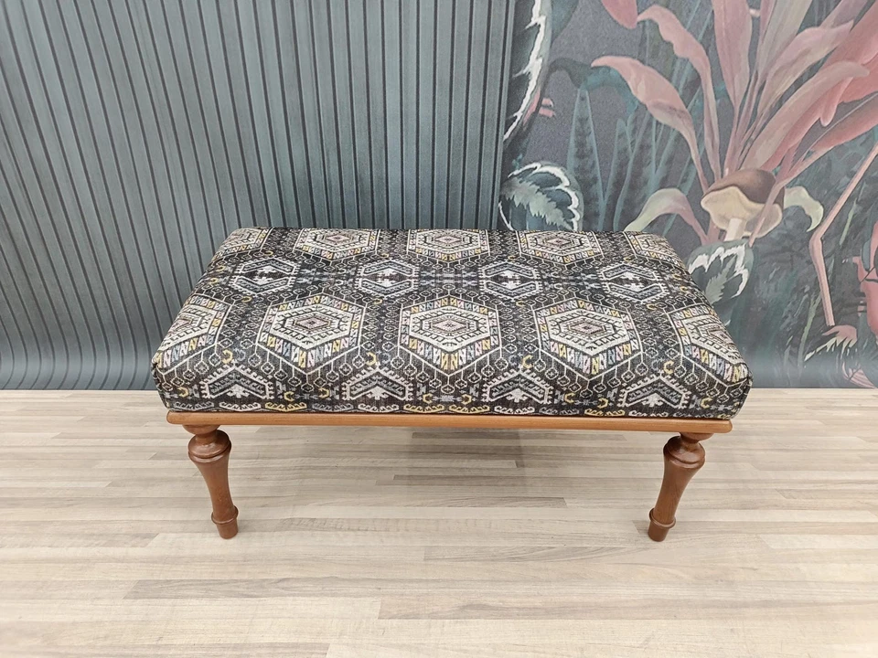 Mesa de altar, banco de pasillo, silla de comedor, silla de cocina, reposapiés, puf boho Foto 1 de 4