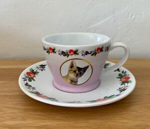 Harry Potter Collectable RARE Dolores Umbridge Cat Tea Cup & Saucer Warner Bros