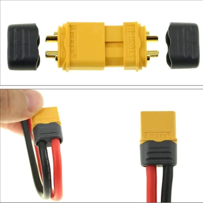 2 Stück 1 Paar Original AMASS XT60H Hochstrom Goldstecker XT60 Stecker Buchse RC - Bild 1 von 4