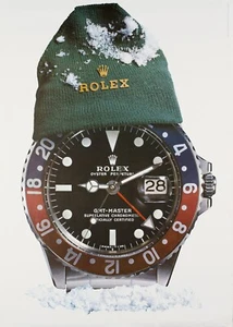 Reloj clásico de lujo ROLEX VINTAGE AD POSTER - 5x7 foto impresa brillante - Imagen 1 de 1