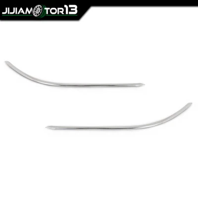 Moldura de parachoques delantero izquierda y derecha apta para Mercedes-Benz C300 C350 2012-15 Foto 1 de 4