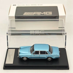 1:64 BSC Mercedes Benz 300SEL W109 AMG Blue Diecast Car Model Toy Collections - Picture 1 of 7