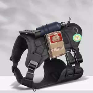 Military Tactical Dog Working Dog Harness with Handle No-pull Dog Vest - Picture 1 of 16