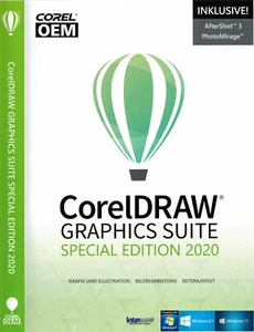 Corel Draw Graphics Suite SE 2020 Vollversion + Cliparts, Schriften Download NEU - Bild 1 von 12