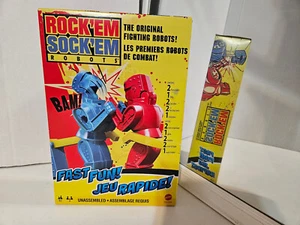 Rock 'Em Sock 'Em Robots Boxing Game Smaller Mattel - Picture 1 of 5