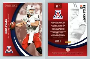 Nick Foles #15 Arizona Wildcats Collegiate 2016 Panini Trading Card - Picture 1 of 1