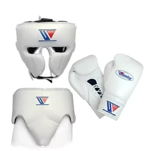 Winning Box Sparring Boxhandschuhe Kopfschutz Leistenschutz Top Qualität Original - Bild 1 von 7