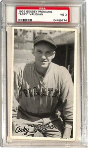 Arky Vaughan 1963 Goudey Premiums Pirates PSA - Picture 1 of 2