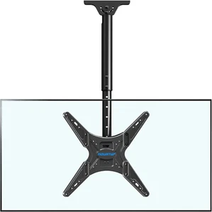Decken TV Halterung für die meisten 24'' - 65'' Fernseher, hängende TV Deckenhalterung für 32 43 50 - Bild 1 von 9