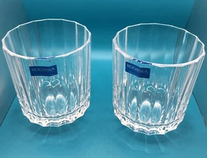 ROGASKA GALLERIA DOPPELTE ALTMODISCHE GLÄSER, geschliffenes Kristall, 2-teiliges Set - Bild 1 von 10