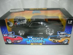 66 Pontiac GTO Black and Chrome new in box 1:18 sc. Mus. Mach.. - Picture 1 of 1